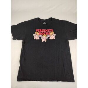 Men's Large L Virginity Rocks Danny Duncan Angels t-Shirt See Photos